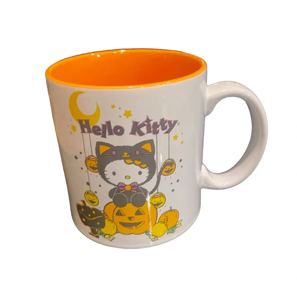 New Sanrio Hello Kitty Halloween Cat‎ Pumpkin 2024 mug 20 Oz